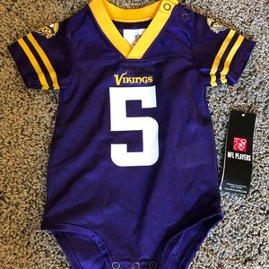 Vikings baby jersey onsie